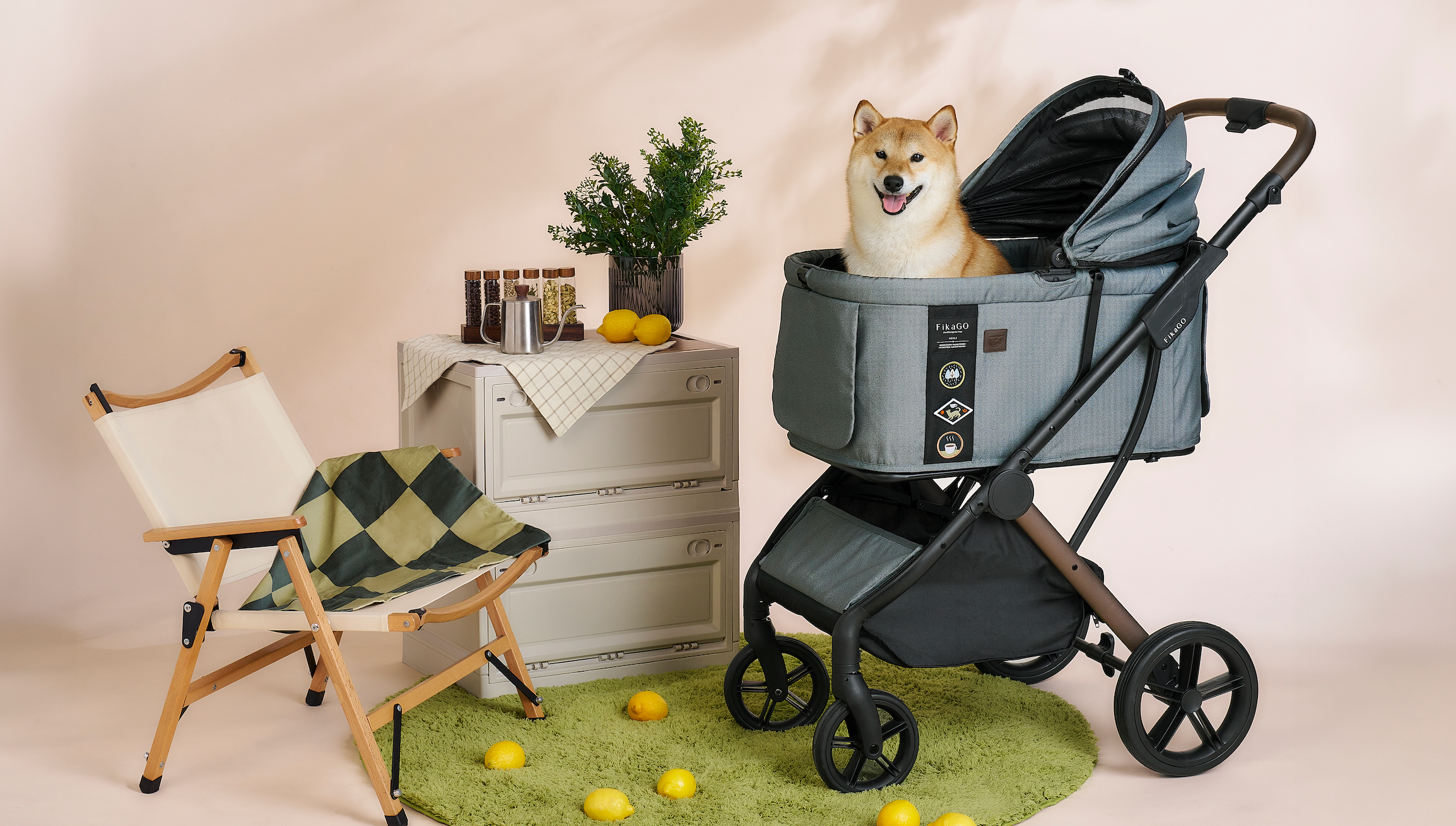 Premium Spacious Pet Stroller | AGILE 2 | FikaGO