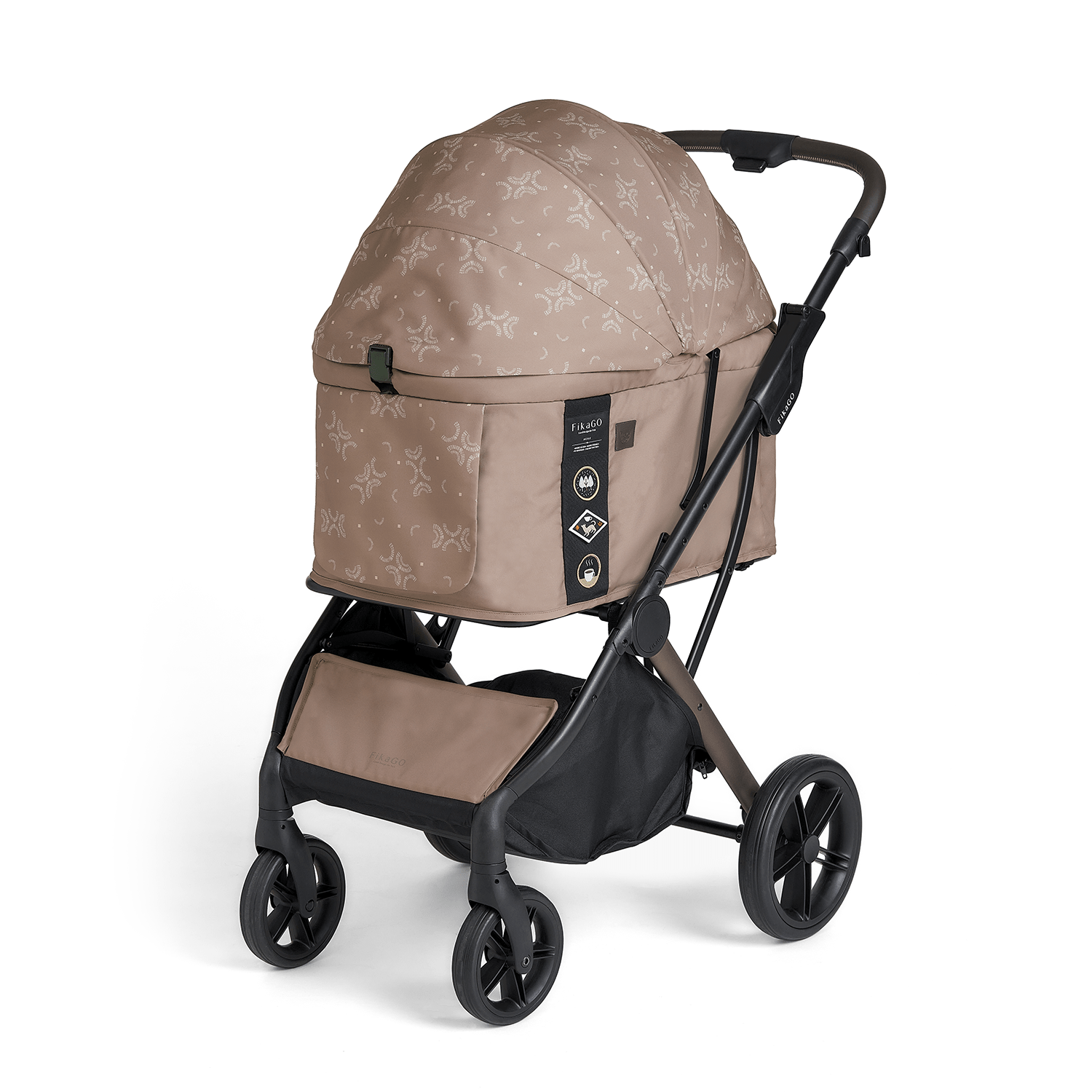 FikaGO AGILE 2 pet stroller in three-quarter view bridge bond