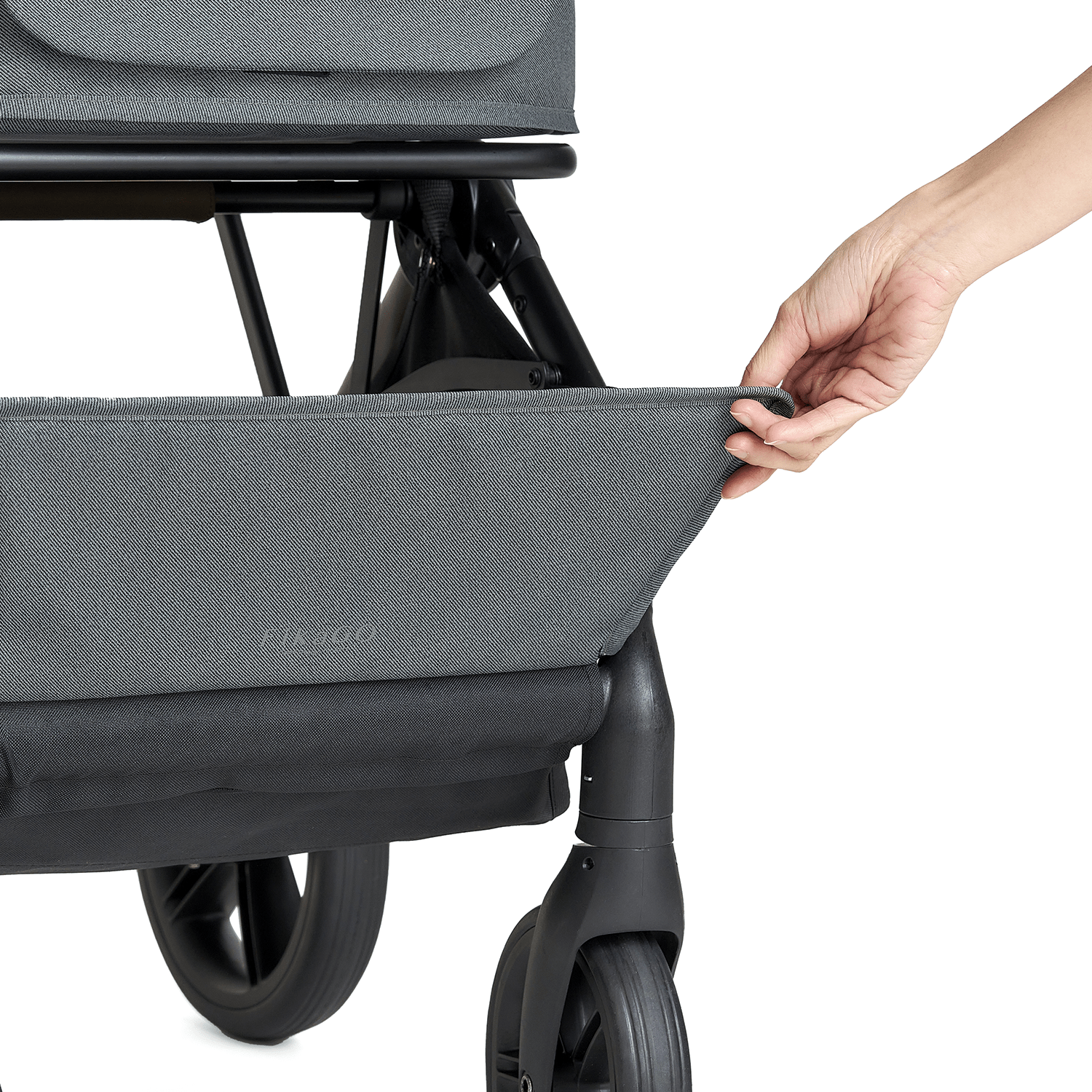 FikaGO AGILE2 pet stroller with large magnetic storage basket