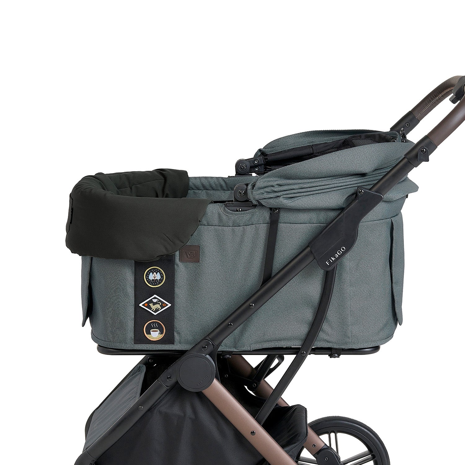 Pram Cushion - Black