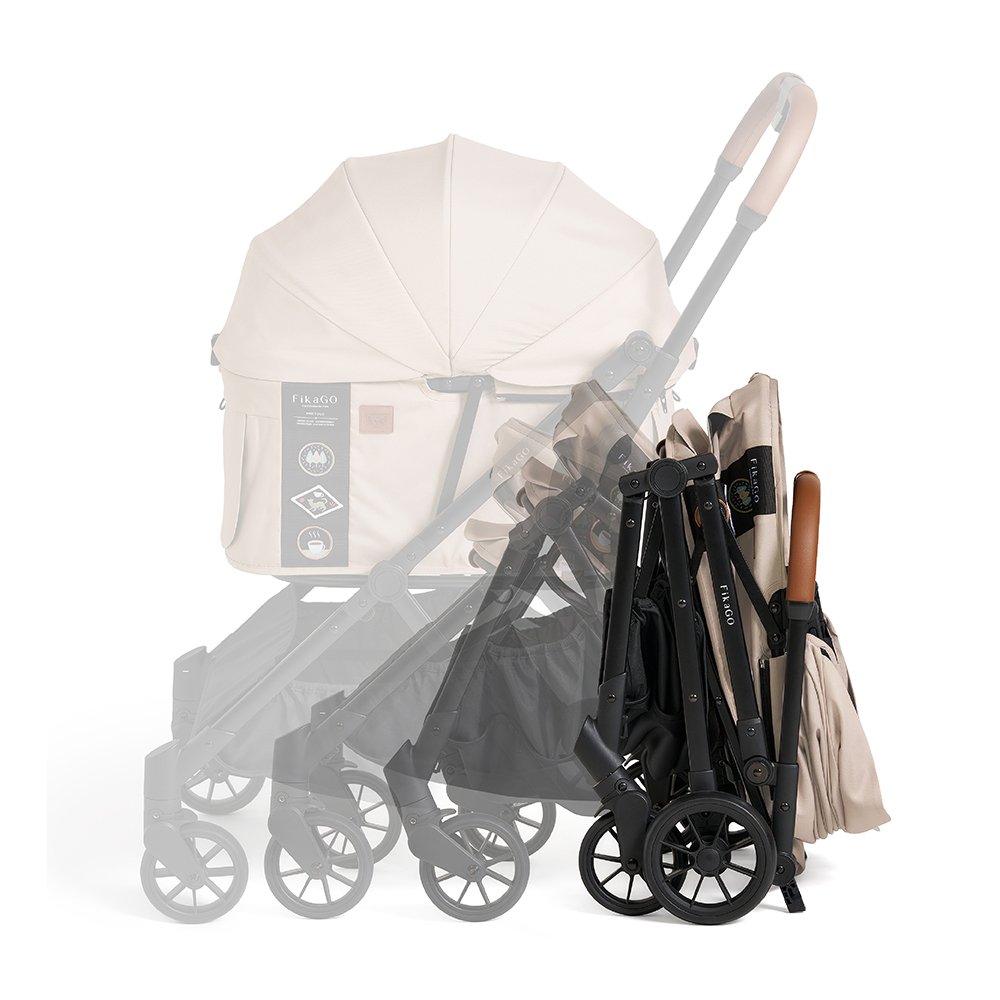 FikaGO FREE TO GO 2 pet stroller with auto-folding function