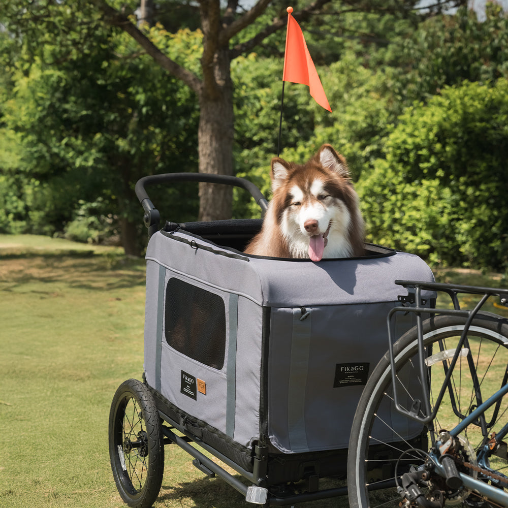 QUEEN & KING & TOW BAR PET BIKE TRAILER - S
