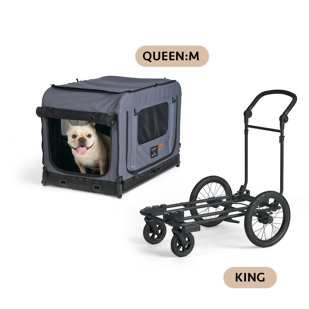 KING & QUEEN PET WAGON - M