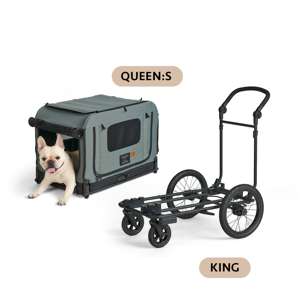 KING & QUEEN PET WAGON - S