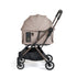 FikaGO FREE TO GO 2 pet stroller front view sandy beige