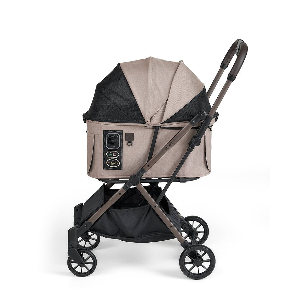 FikaGO FREE TO GO 2 pet stroller with breathable mesh window