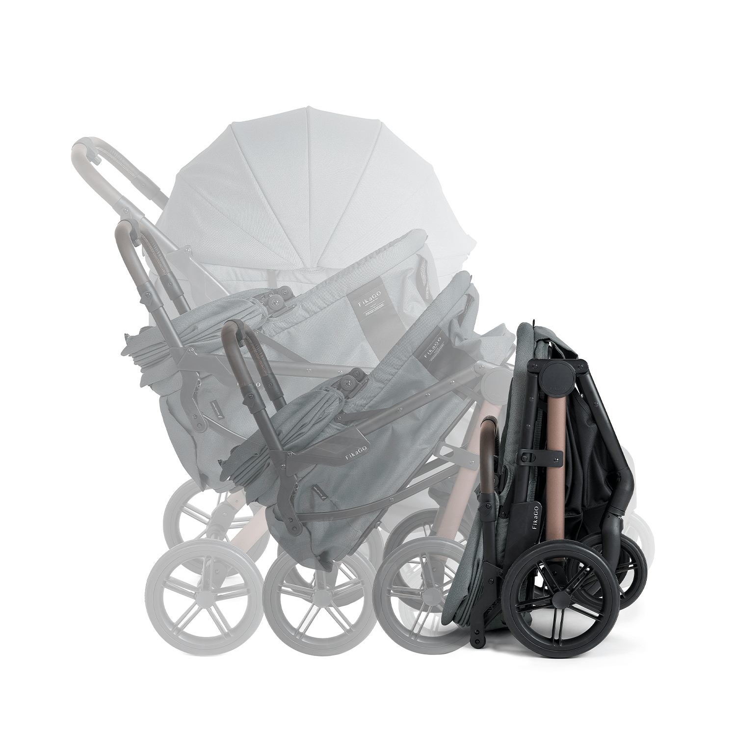 FikaGO AGILE 2 pet stroller with automatic folding function