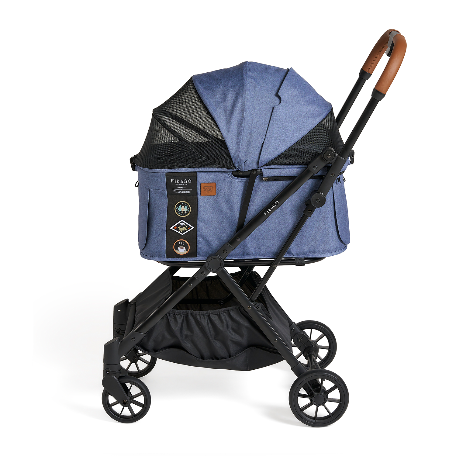FikaGO FREE TO GO 2 - Blue Note | Foldable Pet Stroller FikaGO FREE TO GO 2 - Blue Note | Foldable Pet Stroller