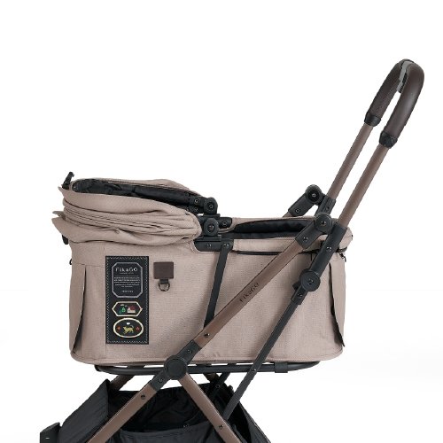 FikaGO FREE TO GO 2 pet stroller with open canopy design
