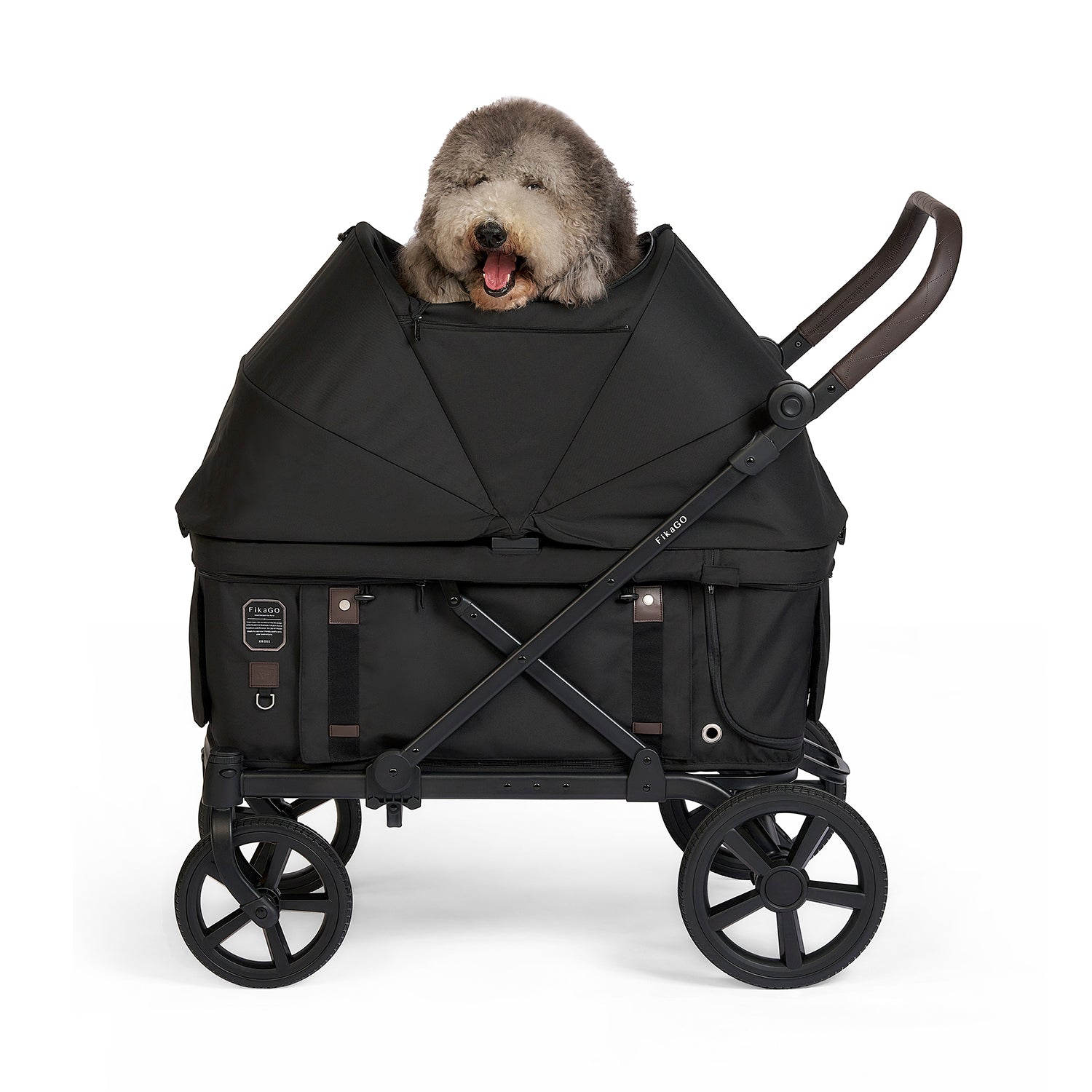 volkswagen dog stroller FikaGo - KROSS Black