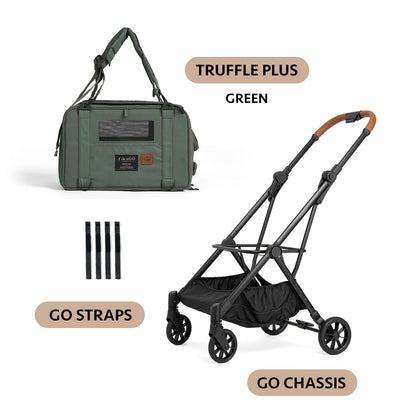 TRUFFLE PLUS + GO Travel System - Green