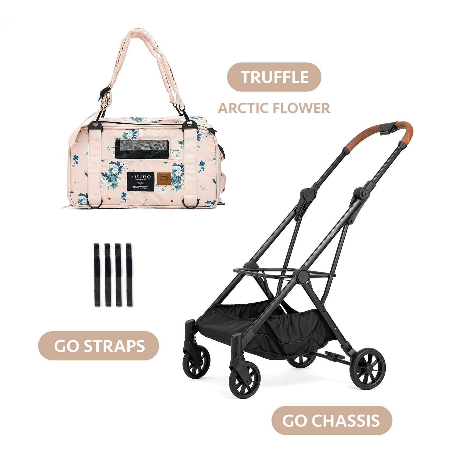 TRUFFLE + GO Travel System - Arctic Flower
