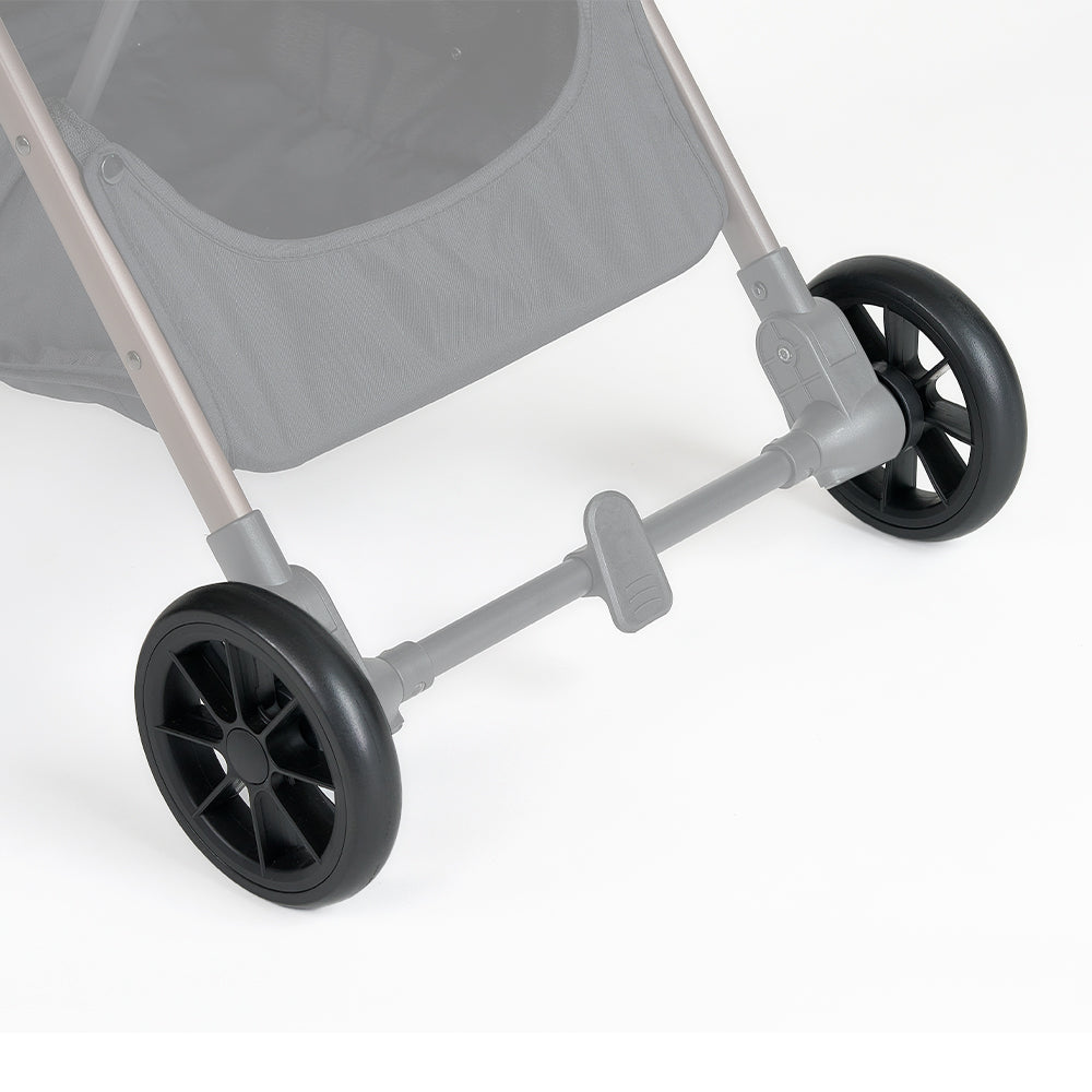 rear wheels of the FREE TO GO 2 stroller