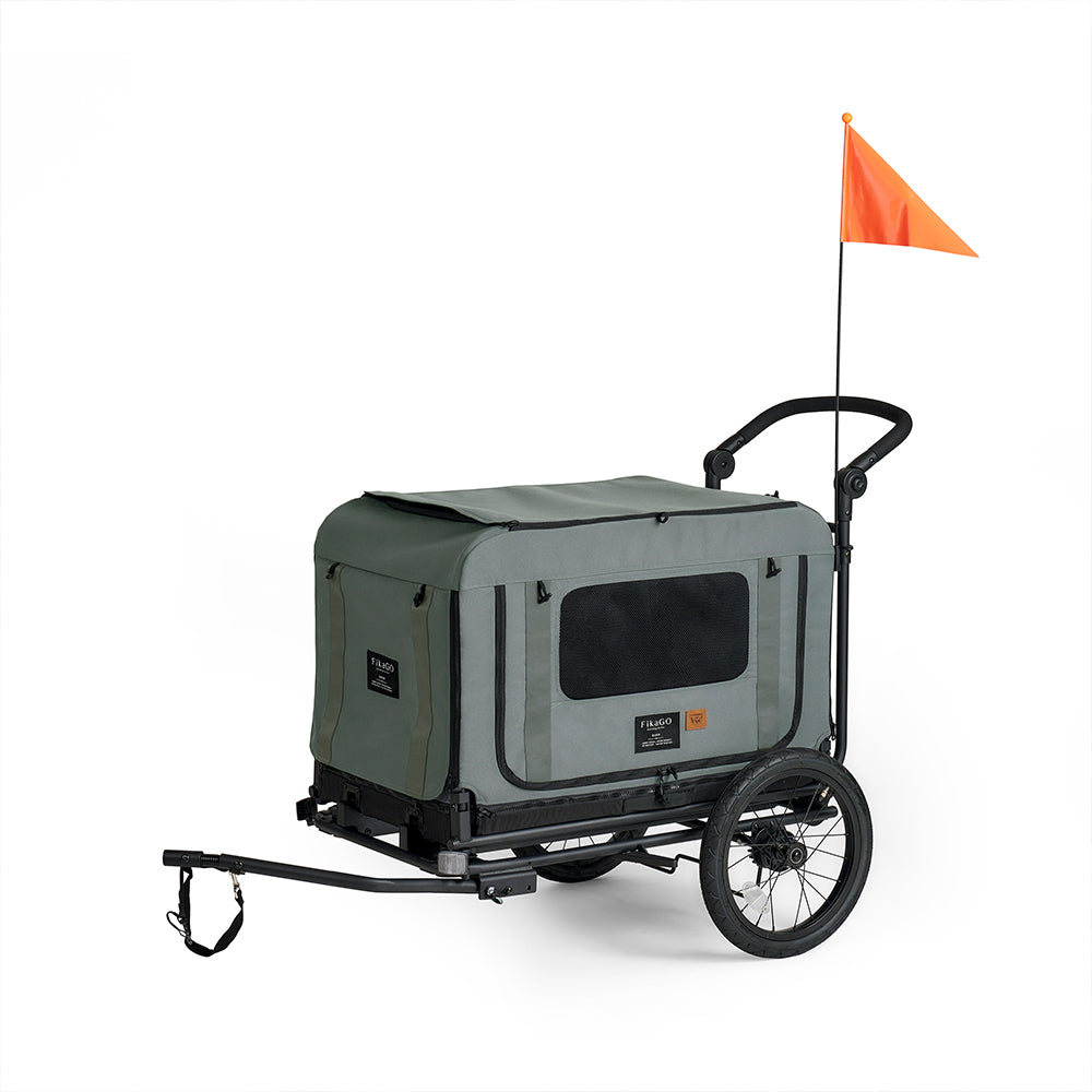QUEEN &amp; KING &amp; TOW BAR  PET BIKE TRAILER - M