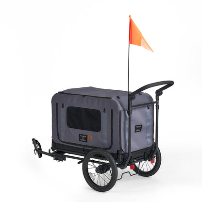 QUEEN &amp; KING &amp; TOW BAR  PET BIKE TRAILER - M