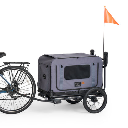 QUEEN &amp; KING &amp; TOW BAR  PET BIKE TRAILER - M