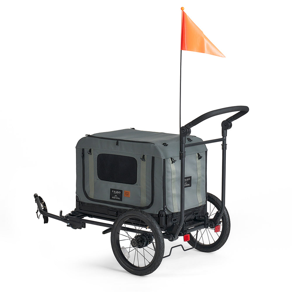 QUEEN &amp; KING &amp; TOW BAR  PET BIKE TRAILER - S