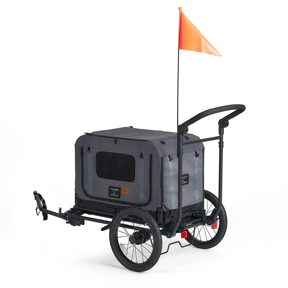 QUEEN &amp; KING &amp; TOW BAR  PET BIKE TRAILER - S