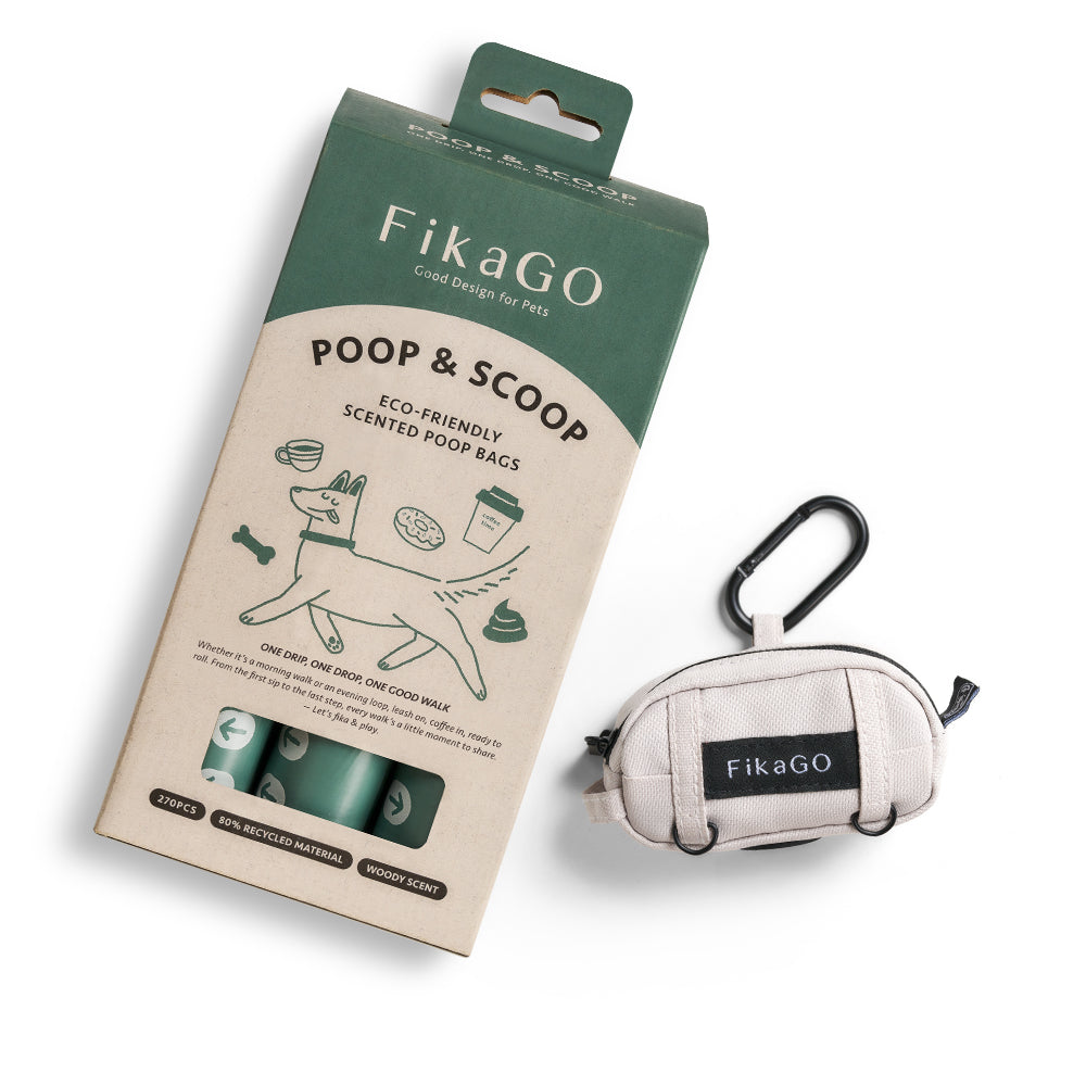 POOP & SCOOP Starter Kit - 18 Rolls with Dispenser – FikaGO